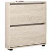 cumpără Raft pentru încălțăminte Mobildor-Lux Leo Slim 50x16x86H cm Sonoma în Chișinău 