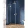 cumpără Cabină de duș New Trendy Avexa Gold brushed Rectangular R 100x100x200 Hinged EXK-1759 în Chișinău 
