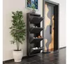 cumpără Raft pentru încălțăminte Trendy Locking 4 Piece Metal-Anthracite, 50x136x15cm în Chișinău 