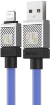 cumpără Cablu telefon mobil Baseus CAKW000403 CoolPlay Series USB-A to Lightning 2.4A 12W 1m, Blue în Chișinău 