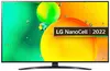 Телевизор LG 43" 43NANO766QA NanoCell, Black 