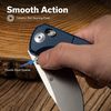 купить Нож походный Sencut S25001A-2 Slybolt, mâner Canvas Micarta albastru, Crossbar Lock в Кишинёве 