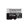 512GB MicroSD (Class 10) UHS-I (U3) +SD adapter,  Transcend TS256GUSD340S (V30, A2, R/W:160/125MB/s) 