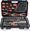 cumpără KIT DE UNELTE PROFESIONALE YATO 1/2",1/4", 3/8", 129 el, 38881YT în Chișinău 