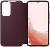 cumpără Husă pentru smartphone Samsung EF-ZS901 Smart Clear View Cover Burgundy în Chișinău 