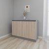 cumpără Comodă Smartex (16471) Т8 160cm Grafit+Stejar Deschis în Chișinău 