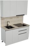 cumpără Mobilă pentru bucatarie ArtFlame GOLA White (1.6 m.l.) în Chișinău 