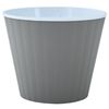 cumpără Ghiveci pentru flori Aleana 114034 Ibis cu fund dublu 15,7x13,0cm, cacao/white în Chișinău 