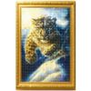 купить Картина по номерам Art Gallery GB87754 Mozaic cu diamante 30x40cm Leopard in salt в Кишинёве 