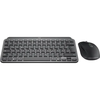 Комплект клавиатуры и мыши Logitech MX Keys Mini Combo для бизнеса, беспроводная связь, графитовый цвет 