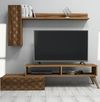 cumpără Set mobilă living Trendy Planeta, Nuc, Nuc 150x37x37cm în Chișinău 