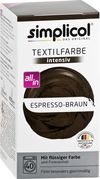 SIMPLICOL Intensiv - Espresso-Braun - Vopsea pentru haine si textile in masina de spalat, cafeniu espresso