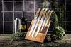 cumpără Set cuțite Laguiole Luxury Line 5 Kitchen Knives Olive Wood cu suport magnetic în Chișinău 