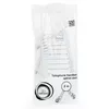 Telephone handset spiral cord, RJ10 (4P4C), 2 m, white, TC4P4CS-2M-W 