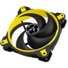 cumpără Case/CPU FAN Arctic BioniX P120 Yellow, Pressure-optimised Gaming Fan with PWM PST, 120x120x27 mm, 4-Pin-Connector + 4-Pin-Socket, 200-2100rpm, Noise 0.45 Sone, 67.56 CFM / 114.9 m3/h (ACFAN00117A) în Chișinău 