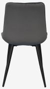 купить Комплект стол и стулья Evelin di Costacurta cтол DT-404-6B + 3 стула YTC-055B Bluvel-14 (Dark grey) в Кишинёве 