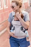 Marsupiu anatomic BabyBjorn One Air Pearly Pink, 3D Mesh 