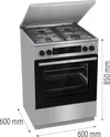 купить Плита кухонная Gorenje GKS6C71XF в Кишинёве 