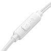 Cellular LIVE EGG-capsule earphone with mic, White 