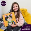 cumpără Set de creație Okto 20036 Pictură pe numere 3D cu plastilină ușoară 29x29сm, Pisica în Chișinău 
