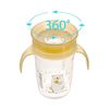cumpără Cană cu pai Akuku A0670 Yellow 240ml în Chișinău 