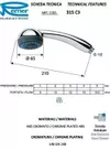 купить Душевая лейка Remer 315C3X в Кишинёве 