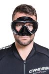 купить Аксессуар для плавания Cressi-Sub Masca inot A1 MASK black/graphite clear (XDN400057) в Кишинёве 
