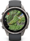 cumpără Ceas inteligent Garmin Fenix 9 Pro, 47mm, inReach,Ti w/Gpt/Bk bnd (010-04336-21) în Chișinău 