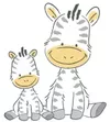 cumpără Cădiță Maltex Cadita 100cm cu dop si anti-slip Zebra blue în Chișinău 