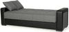 купить Диван Trendy Meda, extensibila cu lada de depozitare, 215x80x80cm, Gri/Negru в Кишинёве 