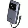 купить Аккумулятор внешний USB (Powerbank) Ugreen 35603B Uno Series 10000mAh, Space Gray в Кишинёве 