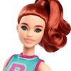 купить Кукла Barbie HYT90 Păpușa Barbie Fashionistă cu fustă plisată mov в Кишинёве 