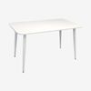 купить Комплект стол и стулья Evelin di Costacurta стол DT-405-4Wh + 4 стула YTC-064Wh UF910-01 (Light beige) в Кишинёве 