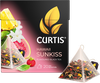 Чай черный в пирамидках CURTIS "Hawaii Sunkiss" 20 пирамидок, с ароматом гуавы, земляникой, ананасом и базиликом, фруктовый ароматизированный