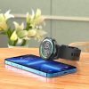 Hoco Y7 Smart Watch [Black] + Încărcător wireless inclus in cutie