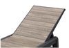 cumpără Mobilier pentru grădină Keter 57724 Sezlong de gradina Deco Porto, 187.5x58x29cm, grafit/nuc în Chișinău 