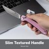 купить Нож походный Sencut S25007-3 Skelfin, G10 roz pudrat, Button Lock в Кишинёве 