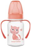 cumpără Cană cu pai Canpol 11/823 Бутылочка с ручкой Happy Animals 120мл (3+)Tritan în Chișinău 