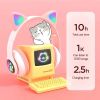 купить Наушники беспроводные Essa STN28-1 Căști Bluetooth Cat Ear (urechi luminiscente) в Кишинёве 