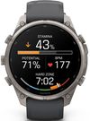 cumpără Ceas inteligent Garmin Fenix 9 Pro, 47mm, inReach,Ti w/Gpt/Bk bnd (010-04336-21) în Chișinău 