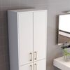 cumpără Dulap penal Trendy Berlin A-alb, auriu, multifunctionala (GTR006643) în Chișinău 