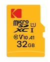 купить Флеш карта памяти SD Kodak EKMSDM32GXC10K MicroSDXC 32GB UHS-I U1 V10 A1 + adaptor в Кишинёве 