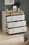 купить Комод Bofigo 12-50-41 Sapphire Oak/White в Кишинёве 