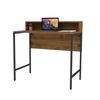 cumpără Masă de birou Trendy Uso Nuc, Negru (GTR001097) în Chișinău 