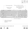 купить Клавиатура Logitech MX Keys S - Pale Grey в Кишинёве 