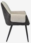 купить Комплект стол и стулья Evelin di Costacurta стол DT-402-3B + 4 стула QT-227B Light grey/Dark grey в Кишинёве 