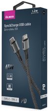 купить Кабель для моб. устройства Partner 40275 USB 2.0 - Type-C/Type-C 1.2m 3.3A в Кишинёве 