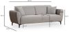 купить Диван Trendy Aren Gri (3 locuri) в Кишинёве 