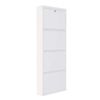 купить Полка для обуви Trendy Locking 4 Piece Metal-White, 50x136x15cm в Кишинёве 
