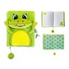 купить Блокнот St.RIGHT 57894 Agenda cu lacat, A5, 96foi, 3D My Little Friend Happy Frog, coperta plus в Кишинёве 